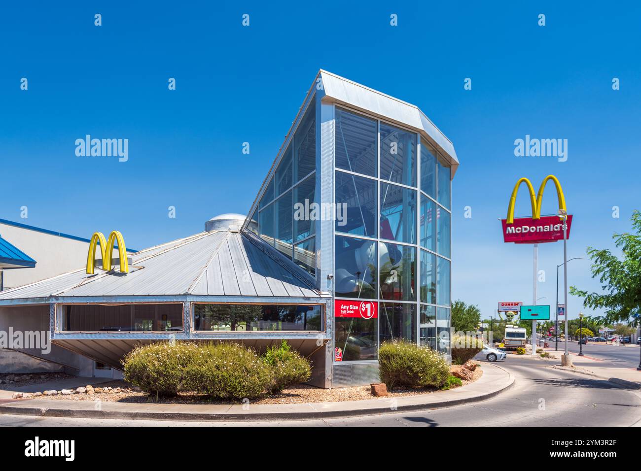 ROSWELL, NEW MEXICO, USA - 23. JUNI 2019: McDonald's.. Stockfoto