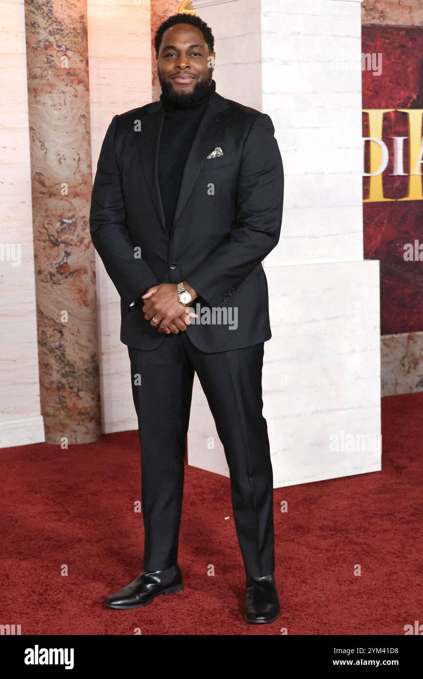 CA. 18. November 2024. Nick Jones Jr. Bei Arrivals for GLADIATOR II Premiere, TCL Chinese Theatre, Los Angeles, CA, 18. November, 2024. Quelle: Priscilla Grant/Everett Collection/Alamy Live News Stockfoto