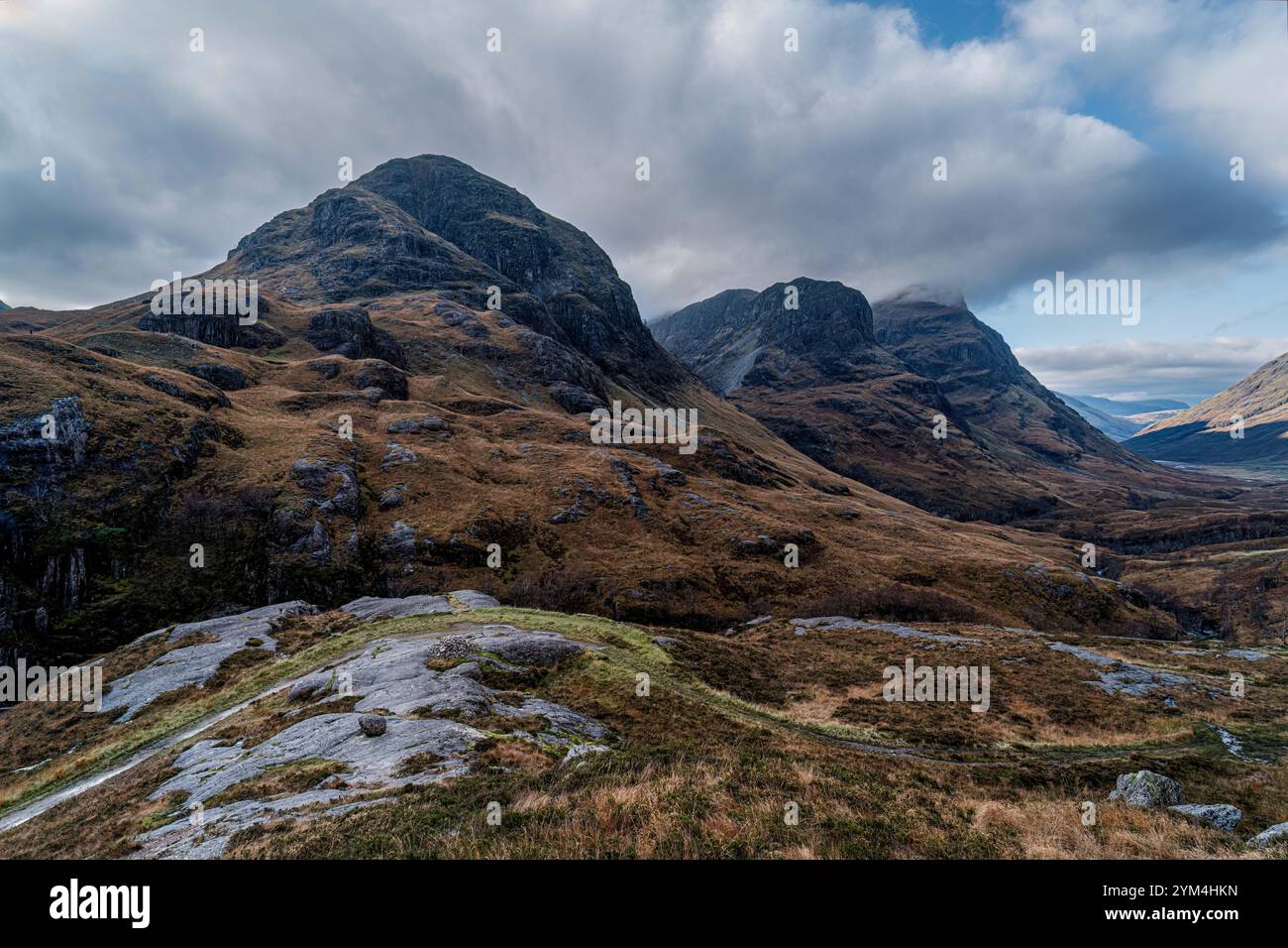 Drei Schwestern, Glencoe, Schottland Stockfoto