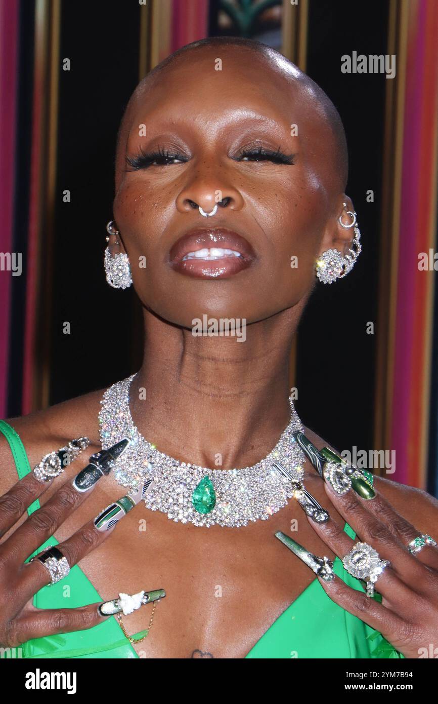 Cynthia Erivo 11/09/2024 Los Angeles Premiere von „Wicked“ im Dorothy Chandler Pavilion in Los Angeles, KALIFORNIEN Foto: Izumi Hasegawa / Hollywood News Wire Inc Stockfoto