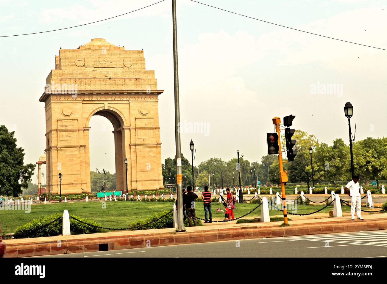Das India Gate in Neu-Delhi, Delhi, Indien. Stockfoto