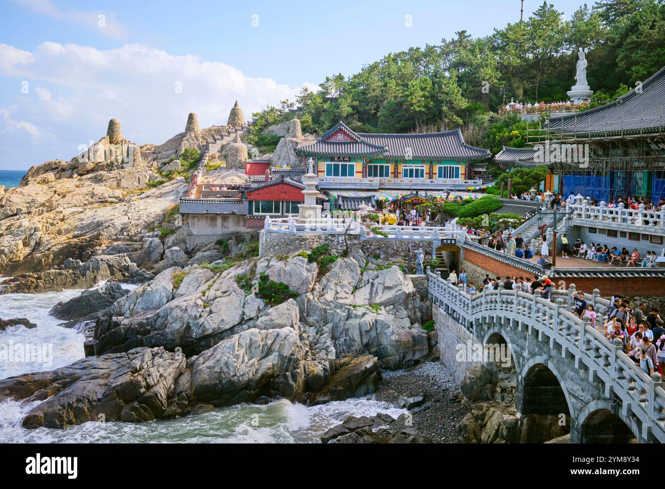 September 2024, Haedong Yonggungsa Tempel in Busan, Südkorea Stockfoto