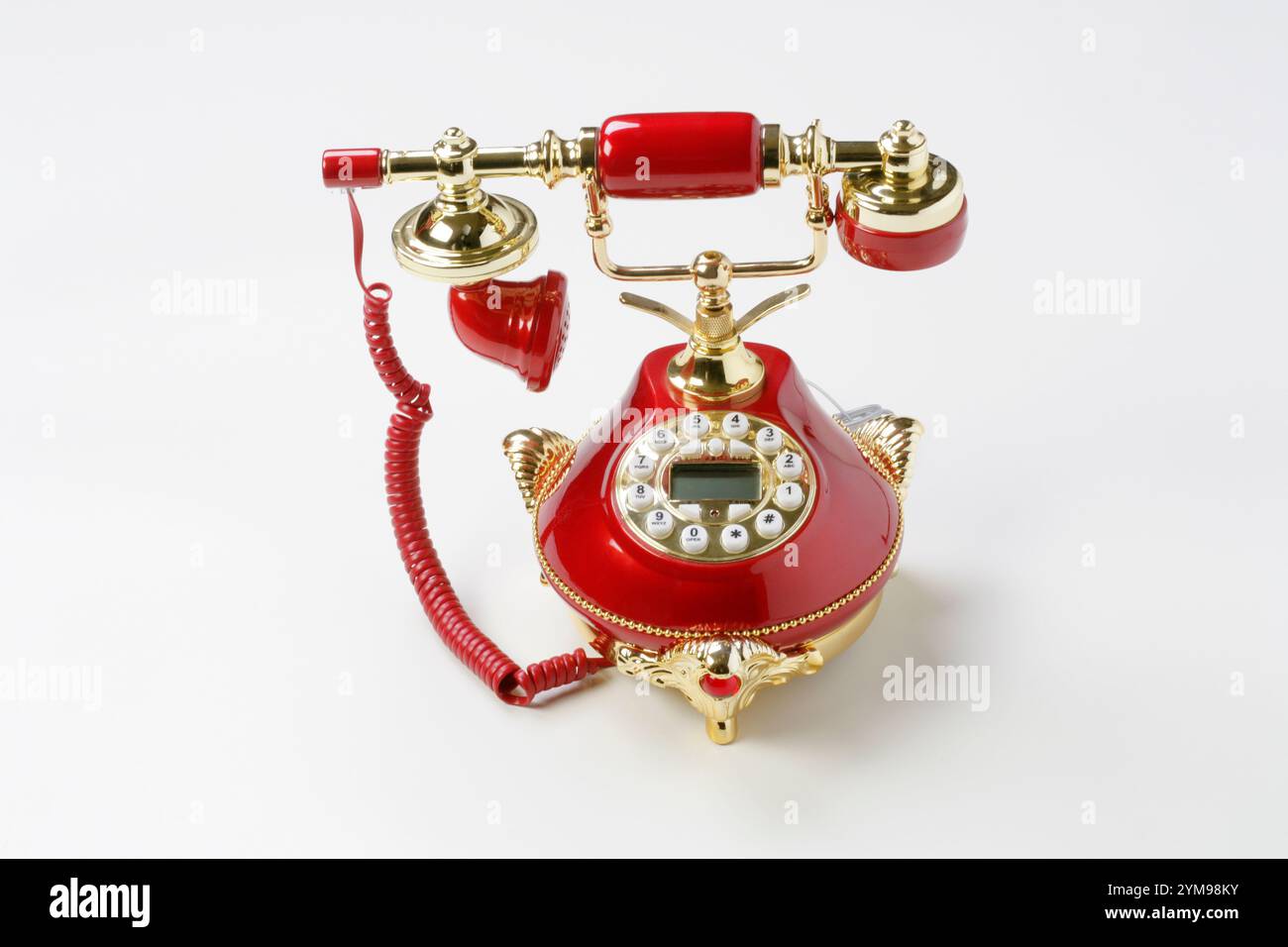 Rotes Telefon Stockfoto