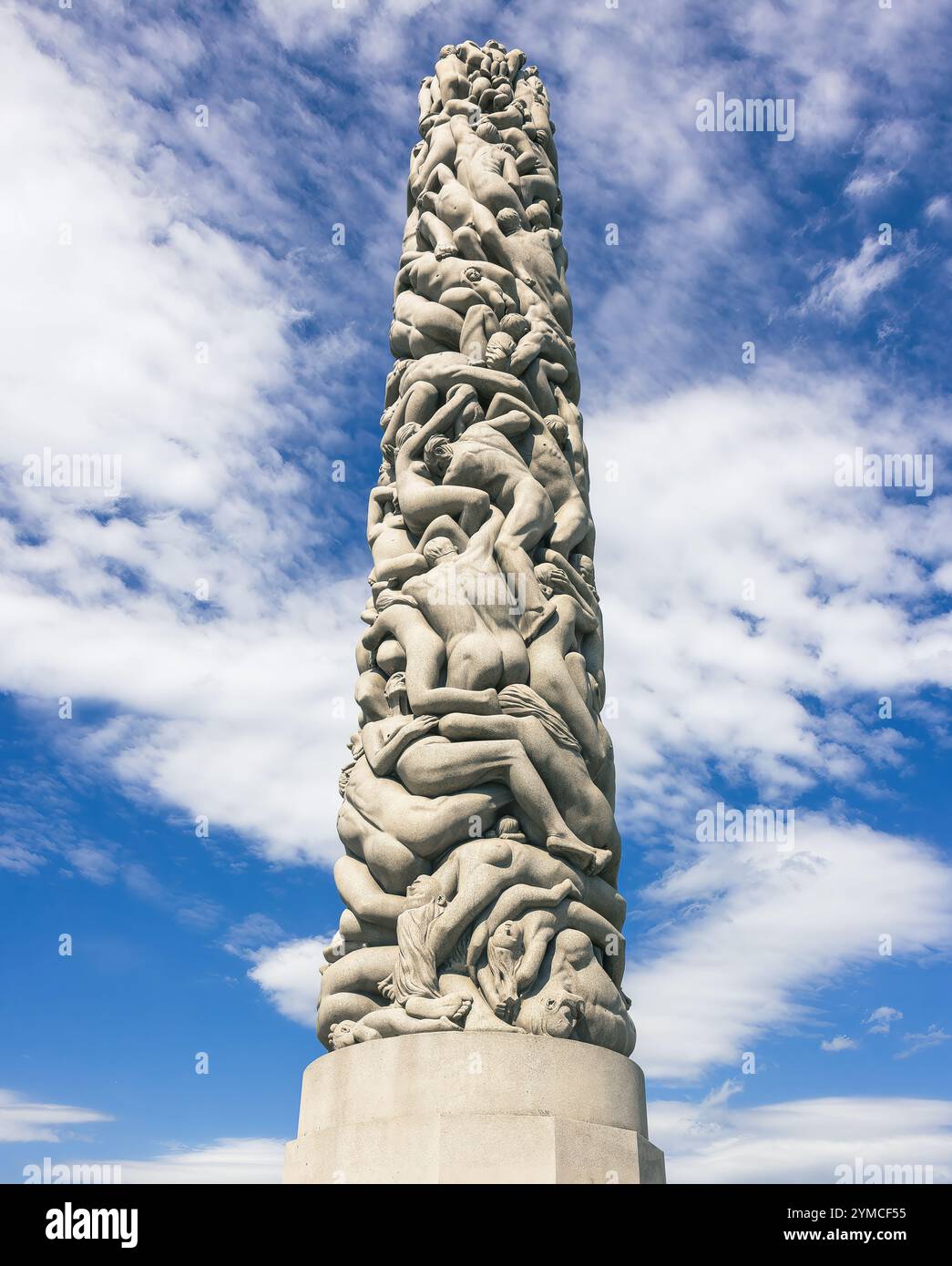 Frognerparken Park, Frogner Park in Oslo, Norwegen. Der Frogner Park ist die beliebteste Touristenattraktion Norwegens Stockfoto