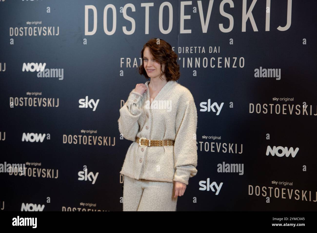 Carlotta Gamba nimmt am 20. November 2024 an der Fotokonferenz „Dostoevskij“ im Hotel Eden in Rom Teil. (Foto: Luca Carlino/NurPhoto)0 Credit: NurPhoto SRL/Alamy Live News Stockfoto