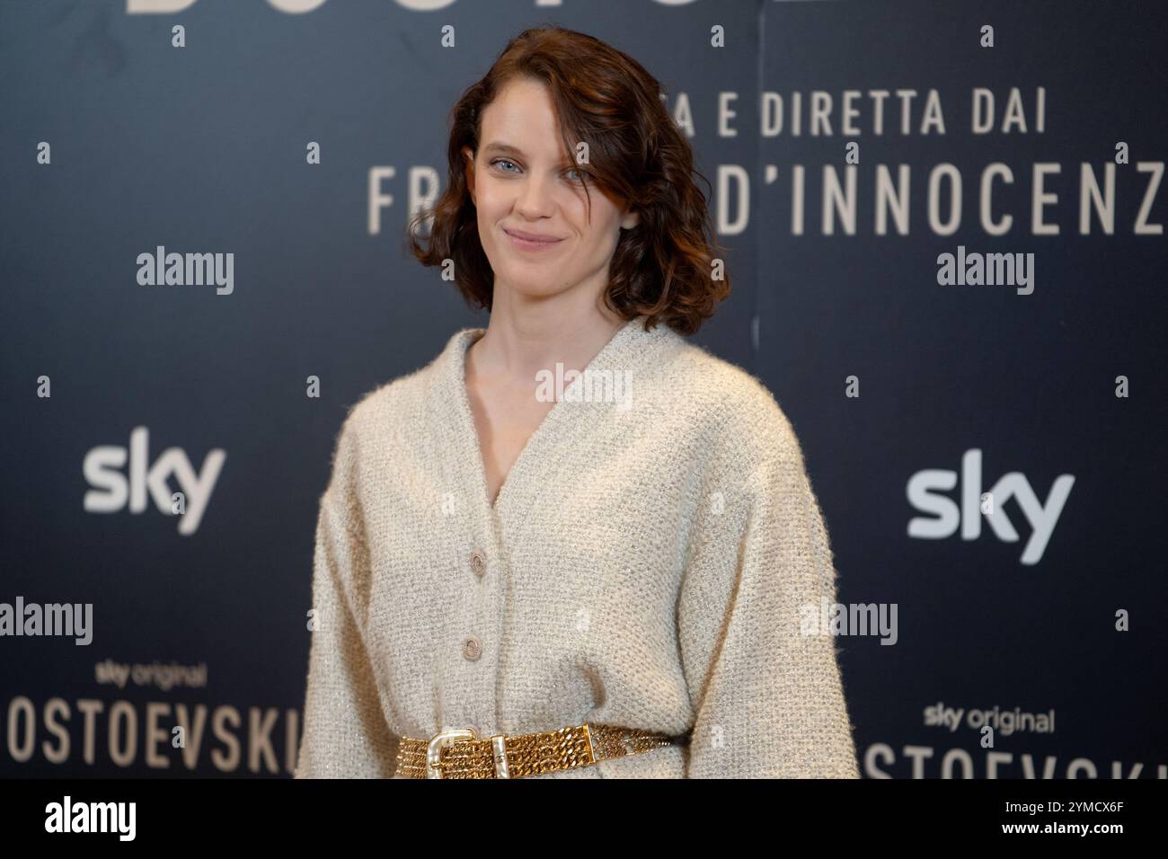 Carlotta Gamba nimmt am 20. November 2024 an der Fotokonferenz „Dostoevskij“ im Hotel Eden in Rom Teil. (Foto: Luca Carlino/NurPhoto)0 Credit: NurPhoto SRL/Alamy Live News Stockfoto