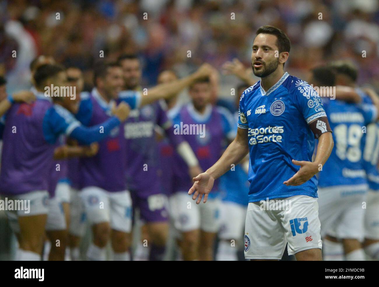 BA - SALVADOR - 11/20/2024 - BRASILIANISCHE A 2024, BAHIA x PALMEIRAS - Everton Ribeiro Spieler von Bahia während des Spiels gegen Palmeiras in der Arena Fonte Nova für die brasilianische A 2024 Meisterschaft. Foto: Jhony Pinho/AGIF Stockfoto