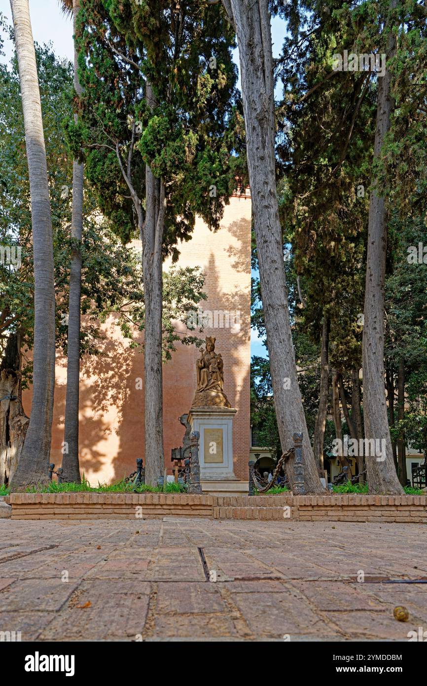 Santa Maria de la Victoria, Skulptur Stockfoto
