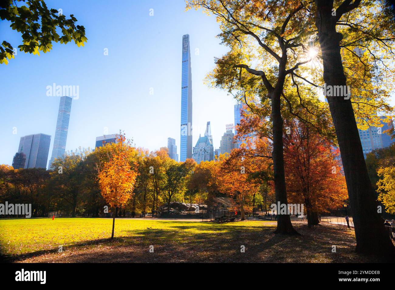 Ein Herbsttag im Central Park Stockfoto