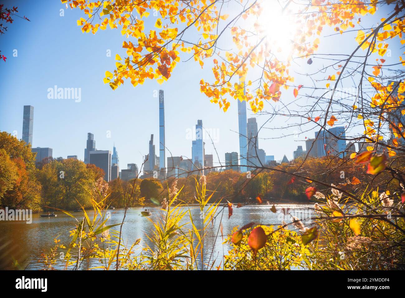 Ein Herbsttag im Central Park Stockfoto