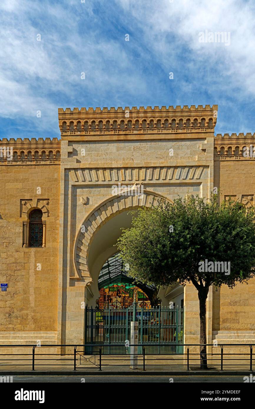 Mercado Central de Atarazanas, Eingang Stockfoto