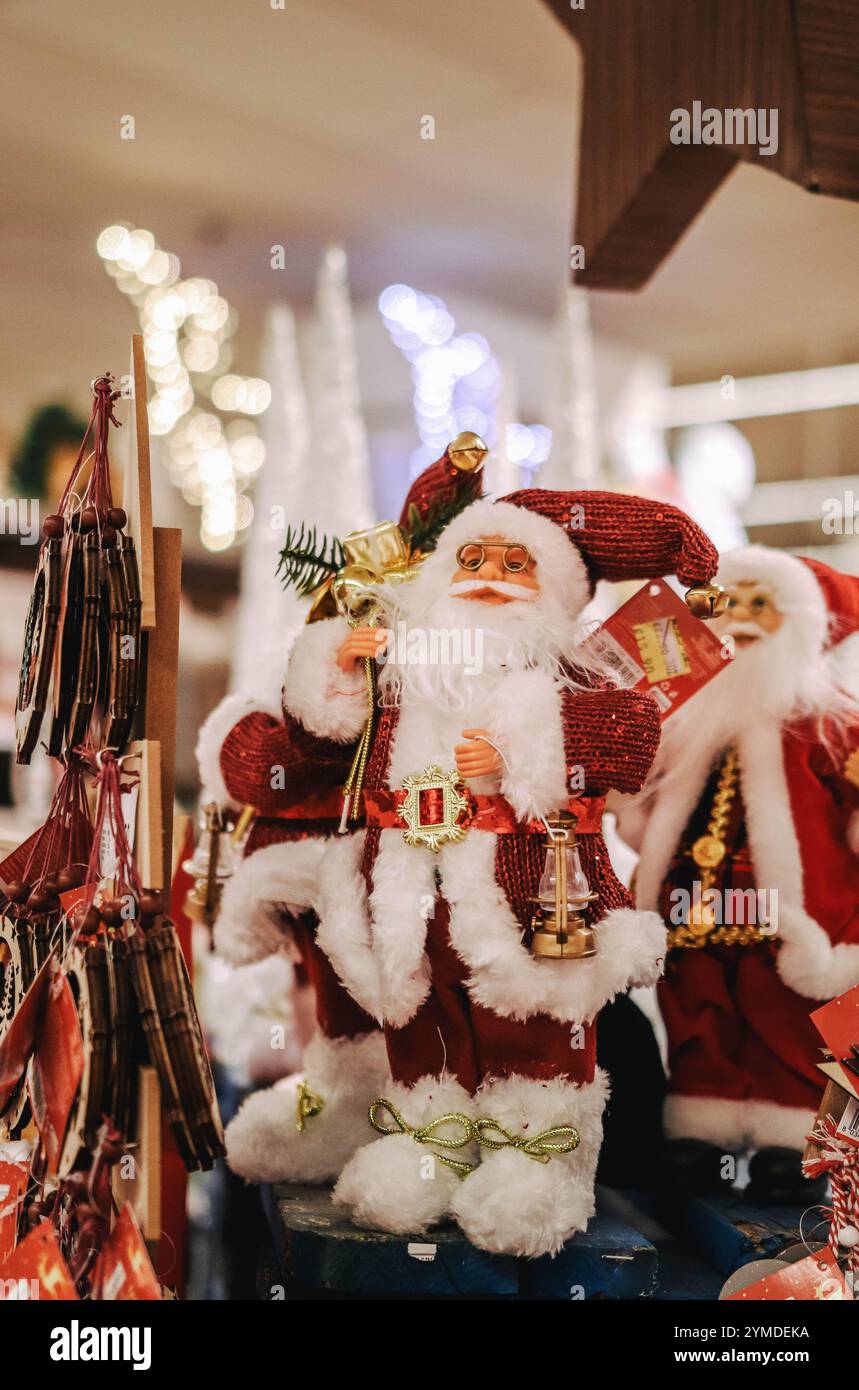 Süßer Weihnachtsmann für frohe Feiertage Stockfoto