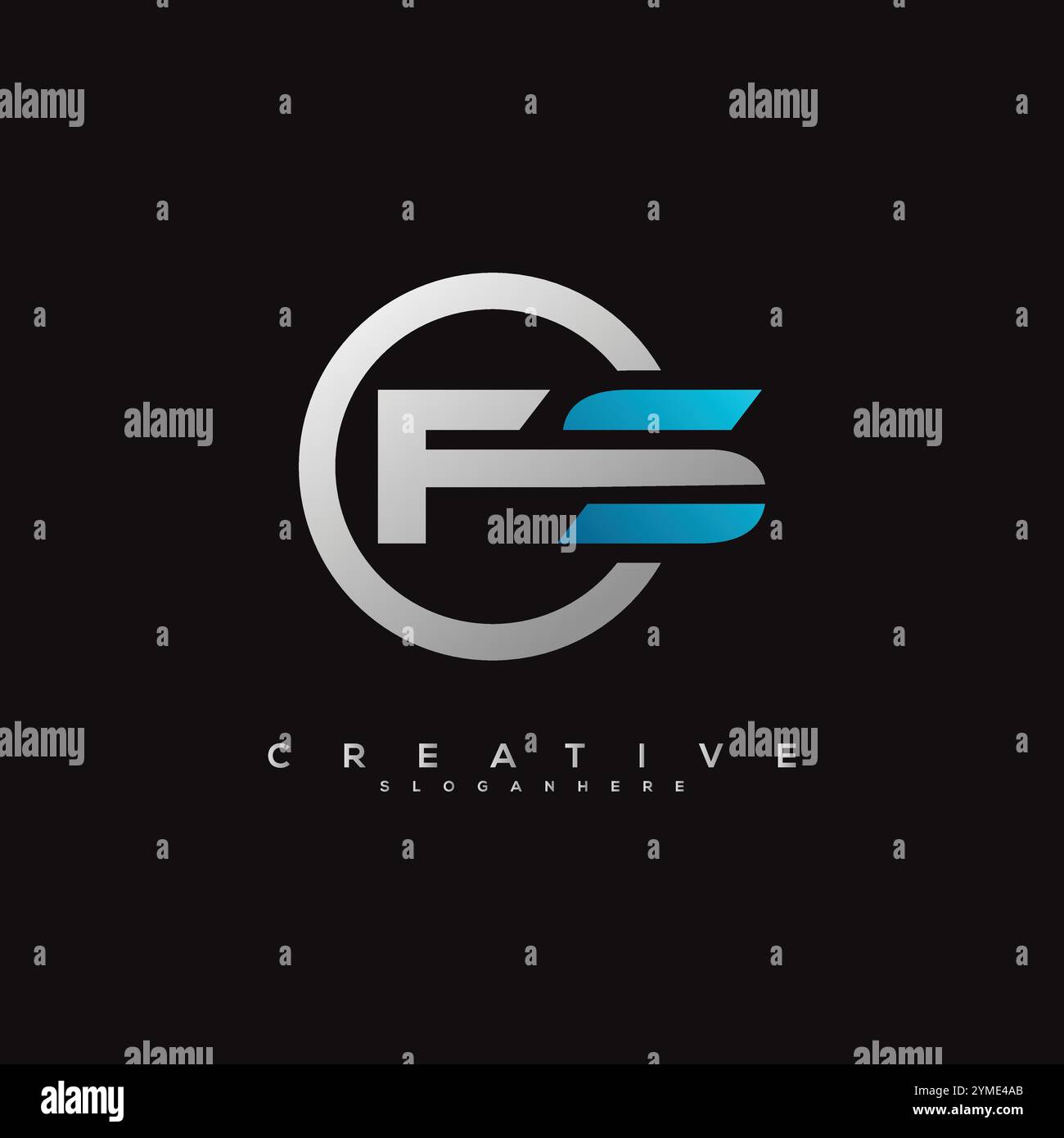 Letter CFS-Logo Stock Vektor