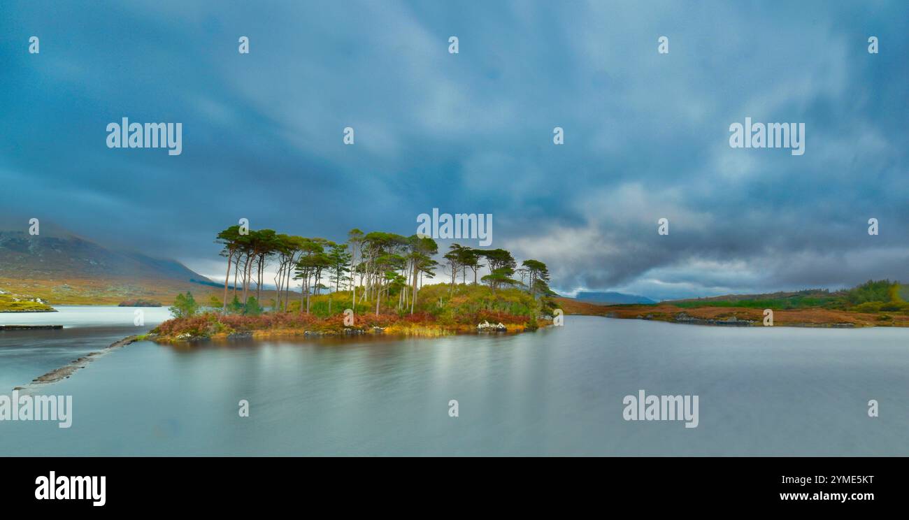 DERRYCLARE LOUGH CONNEMARA Stockfoto