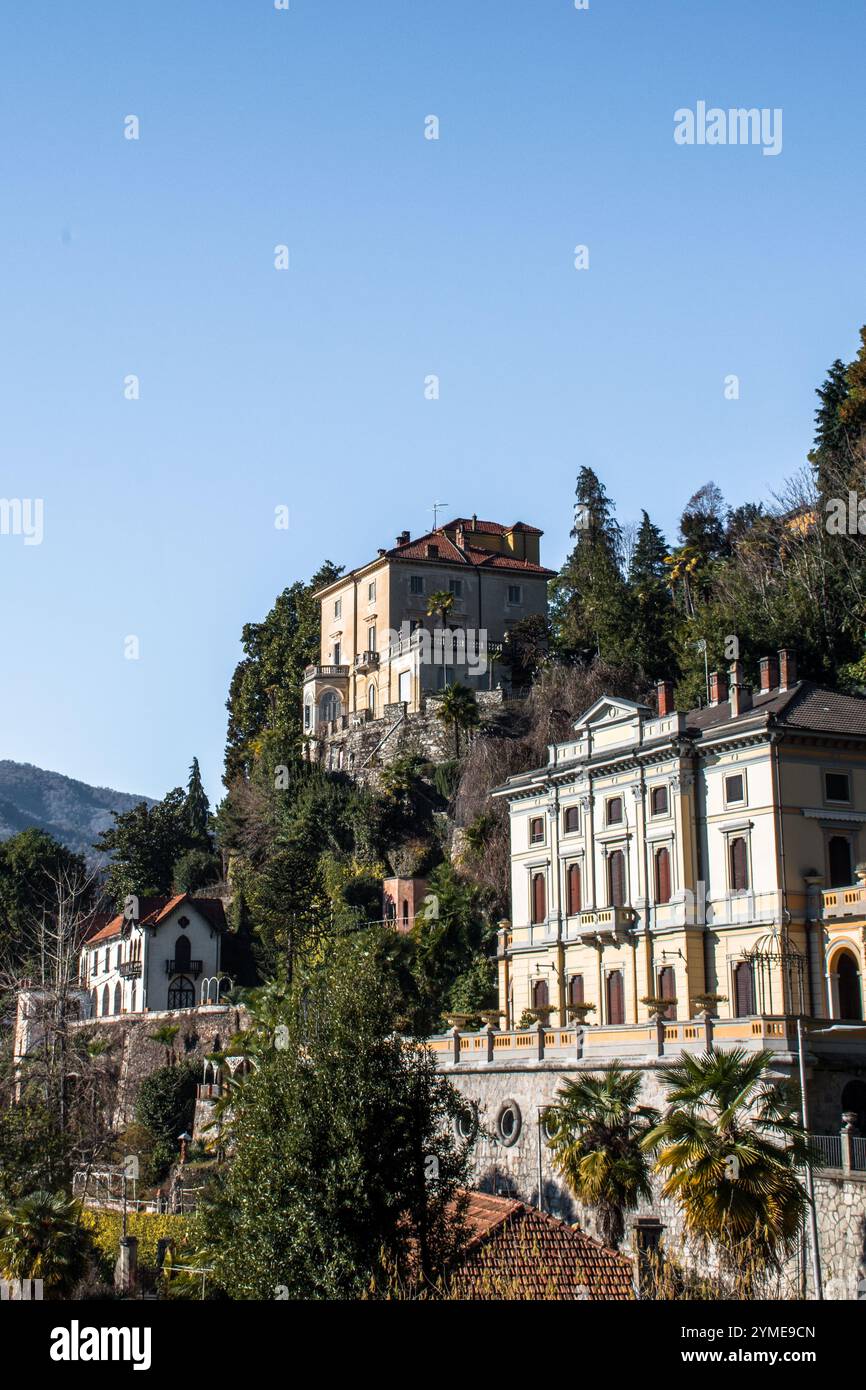 Landschaften rund um Orta San Giulio, Piemont, Turin Stockfoto