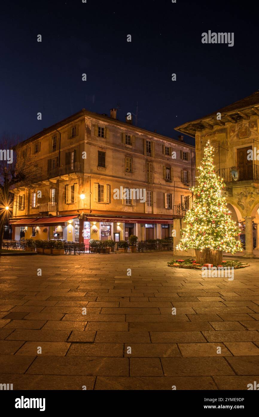 Landschaften rund um Orta San Giulio, Piemont, Turin Stockfoto