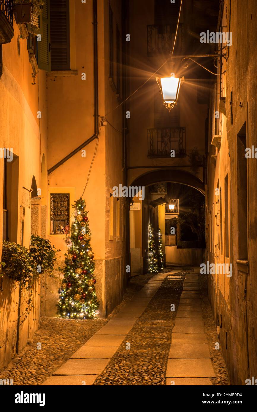 Landschaften rund um Orta San Giulio, Piemont, Turin Stockfoto