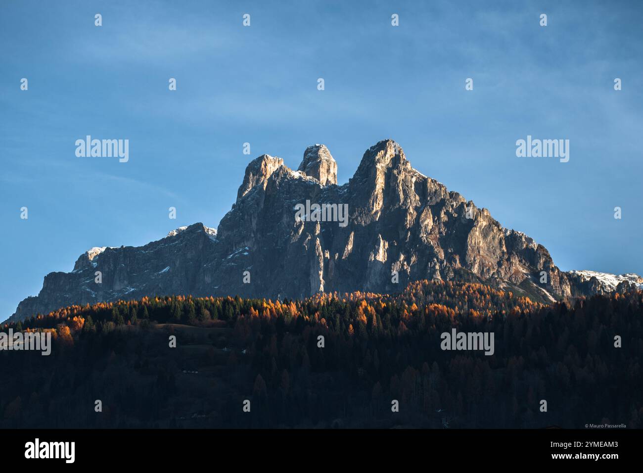 Malerische Berglandschaften der Dolomiten, Italien. Stockfoto