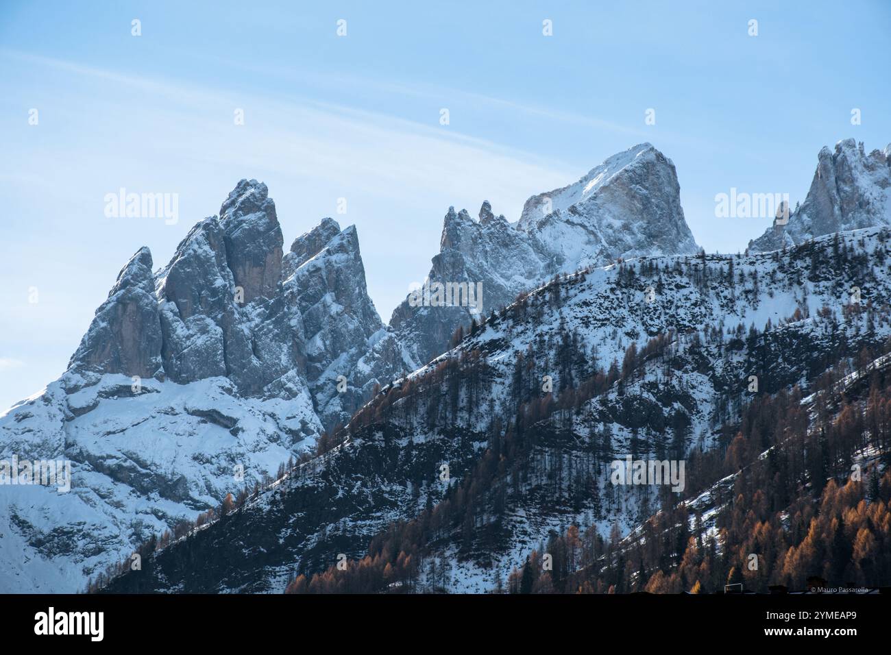 Malerische Berglandschaften der Dolomiten, Italien. Stockfoto