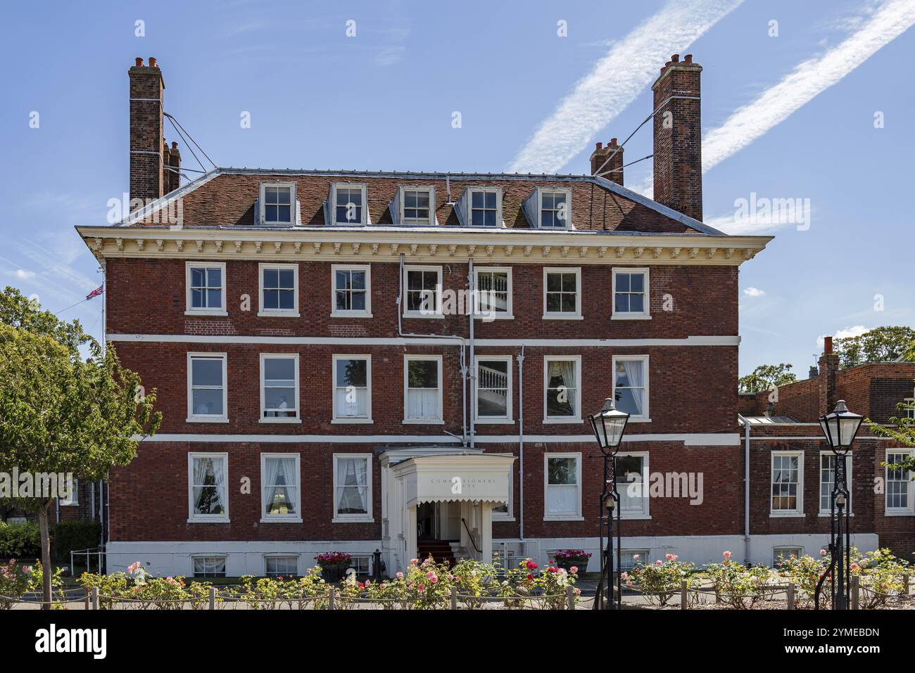 CHATHAM, KENT, GROSSBRITANNIEN, 9. AUGUST. Blick auf das Haus der Kommissare in Chatham, Kent, Vereinigtes Königreich am 09. August 2024 Stockfoto
