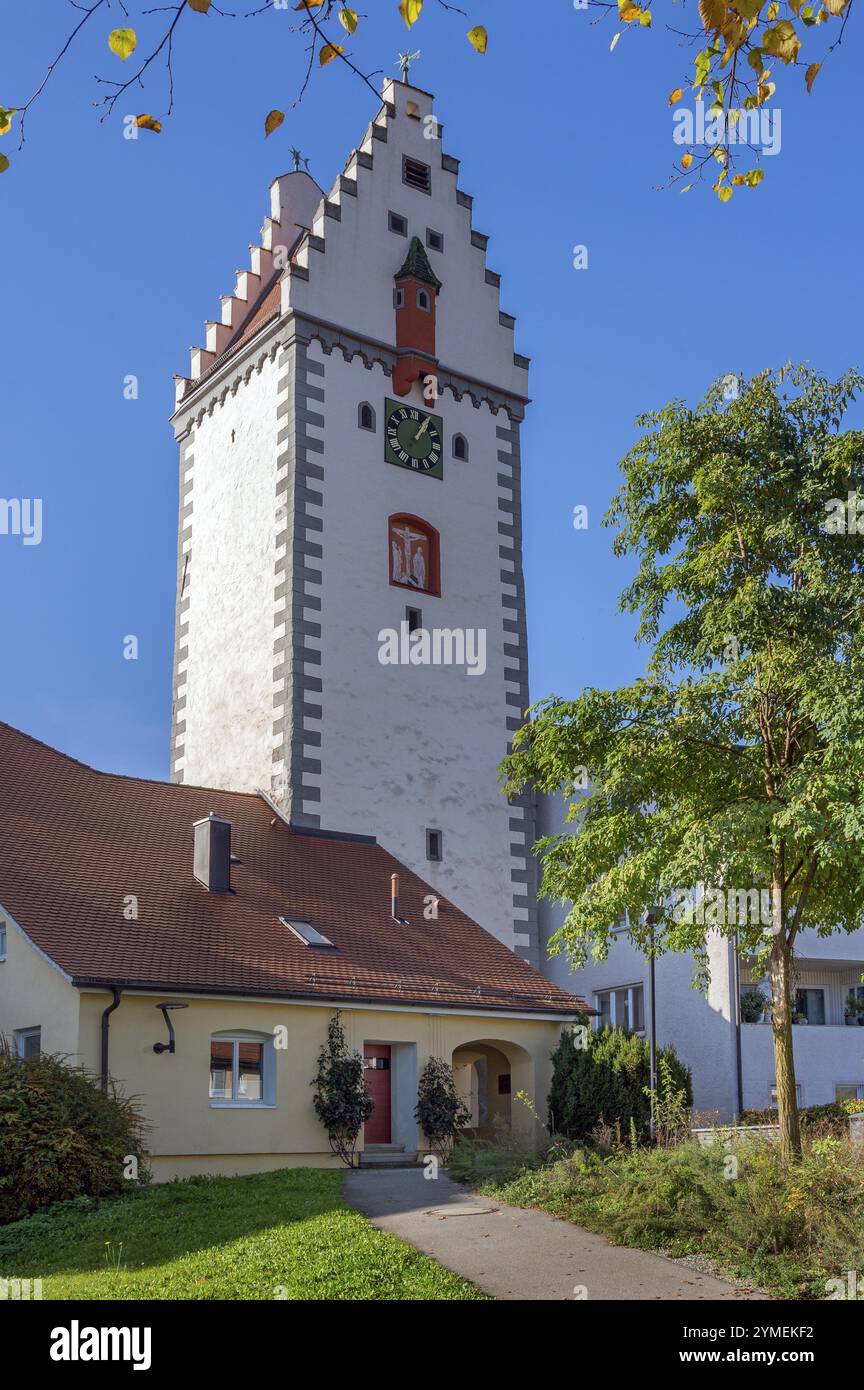 Wurzacher Tor, Altstadt des Bad Waldsees, Oberschwaben, Schwaben, Baden-Württemberg, Deutschland, Europa Stockfoto