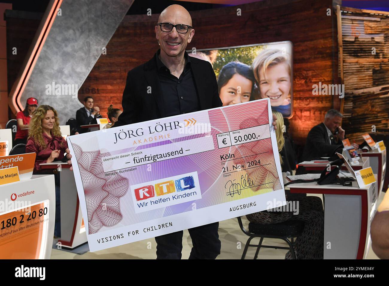 29. RTL-Spendenmarathon 2024 am 21.11.2024 im EMG Studio 8 in Hürth Jörg Löhr beim 29. RTL-Spendenmarathon 2024 am 21.11.2024 im EMG Studio 8 in Hürth. *** 29 RTL Spendenmarathon 2024 am 21 11 2024 im EMG Studio 8 in Hürth Jörg Löhr beim 29 RTL Spendenmarathon 2024 am 21 11 2024 im EMG Studio 8 in Hürth xRx Stockfoto