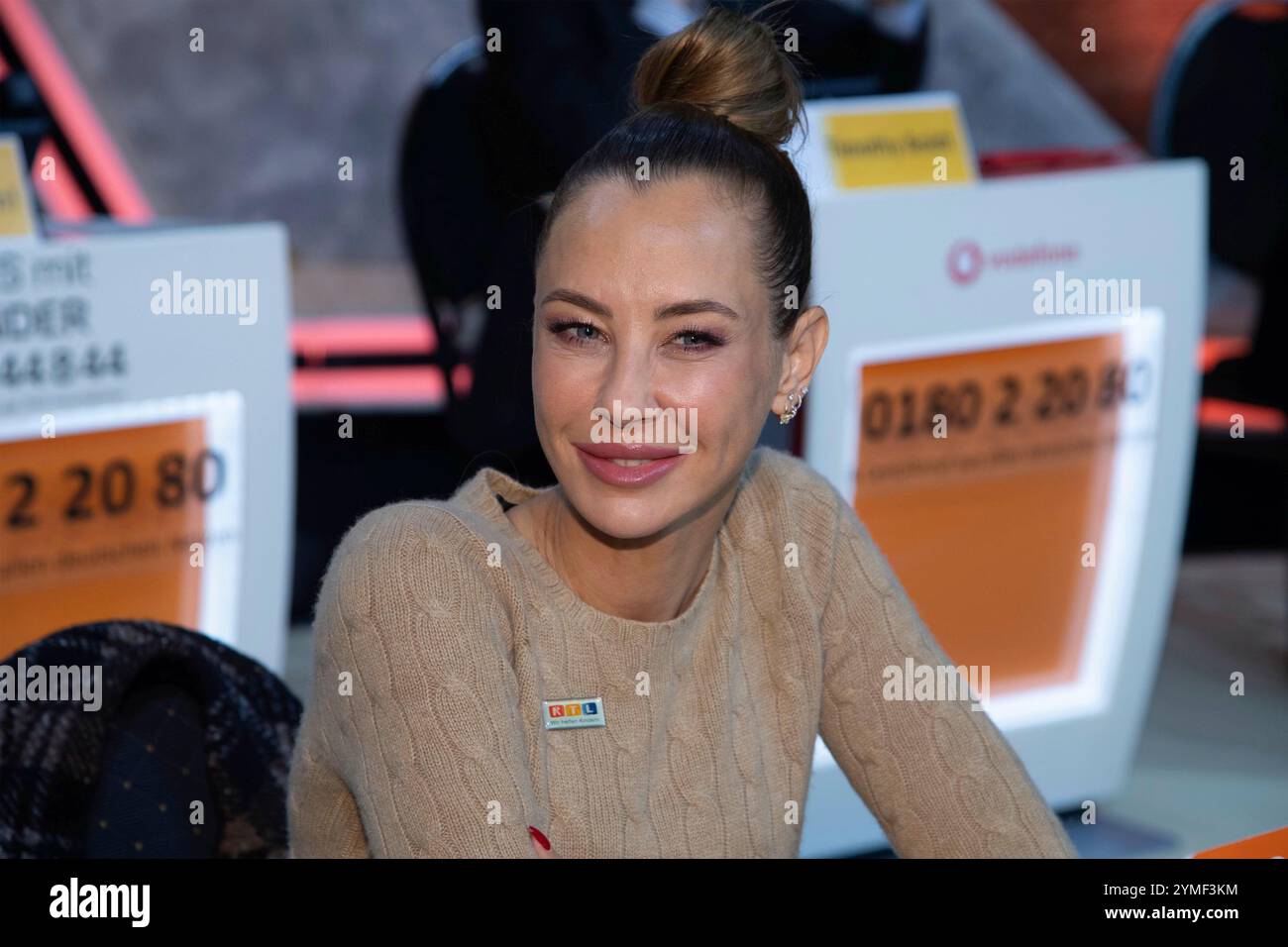Huerth, Deutschland. November 2024. Alessandra Sandy MEYER-WOELDEN, Meyer-Wolden, Model, 29. RTL Fundraising Marathon 'We Help Children', Fernsehen, 21-22.11.2024 in Hürth, Deutschland, Credit: dpa/Alamy Live News Stockfoto