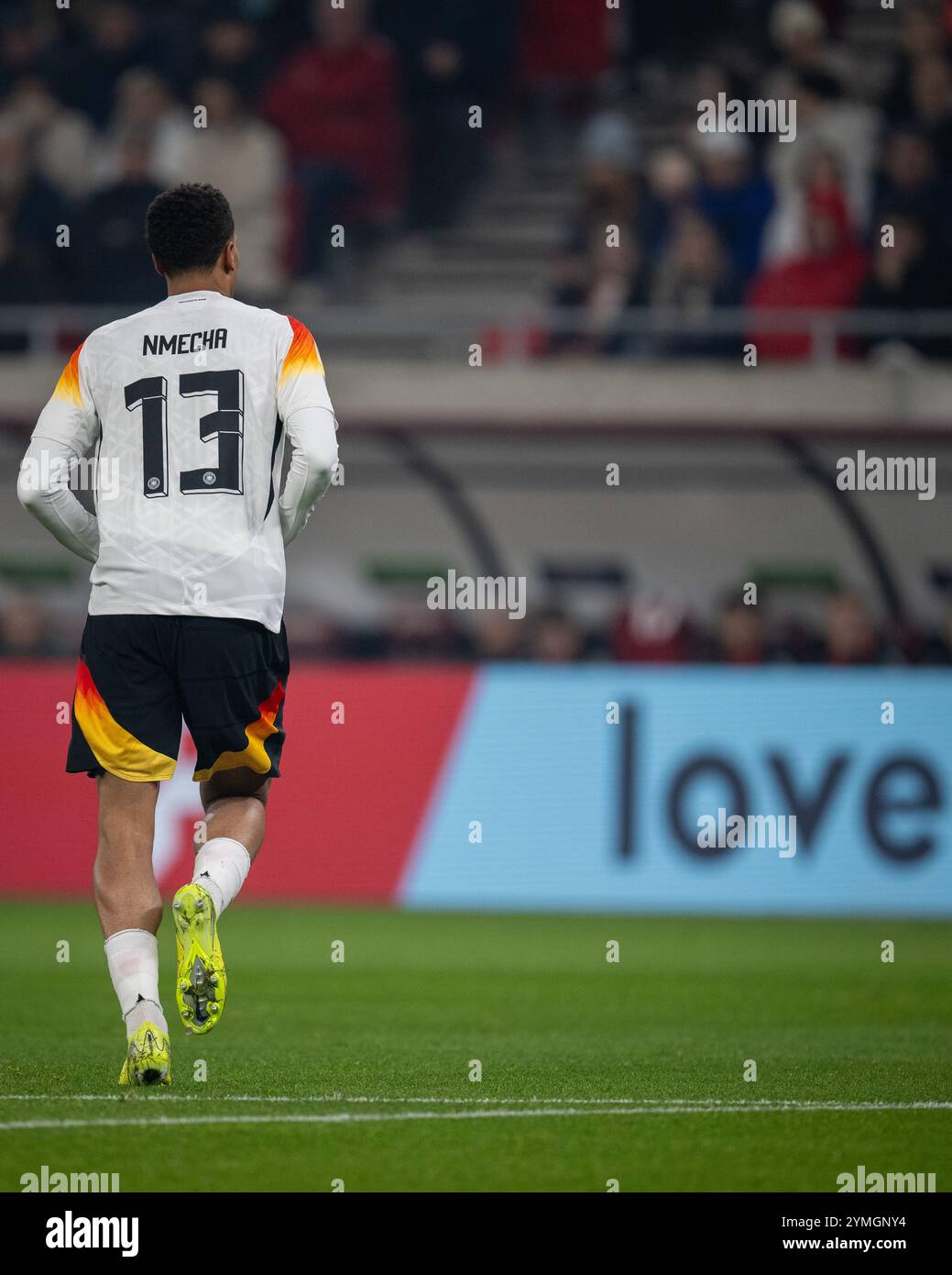 BUDAPEST, UNGARN - 19. NOVEMBER: Felix Nmecha aus Deutschland im Heimtrikot in voller Länge während der UEFA Nations League 2024/25 Liga A Gruppe A3 Spiel b Stockfoto