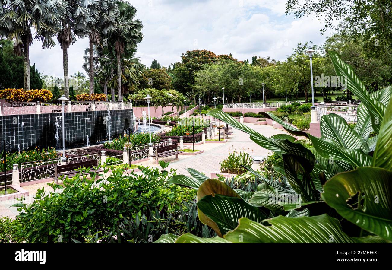 Architektonische Gebäude sind Wahrzeichen der Stadt putrajaya malaysia Hauptstadt Stockfoto