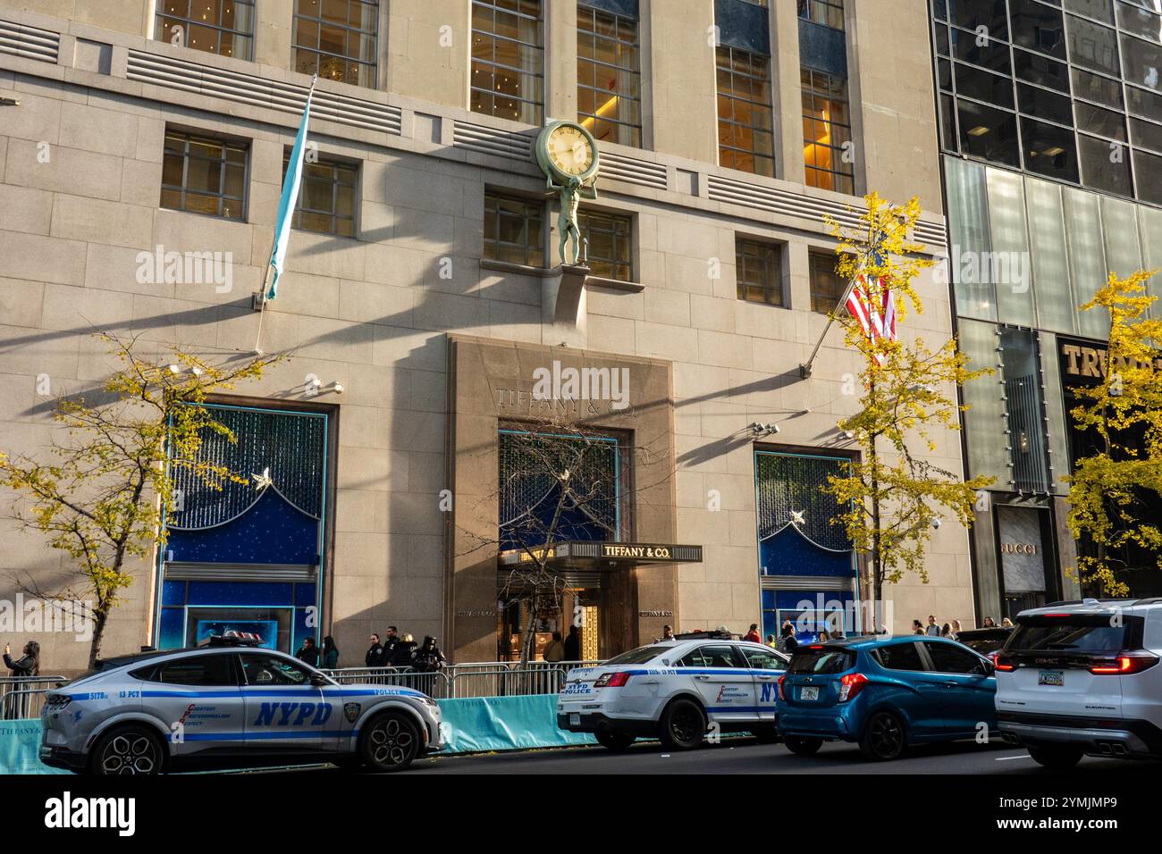 Tiffany's Flagship Store befindet sich an der Fifth Avenue im Herzen von Manhattan, 2024, USA Stockfoto