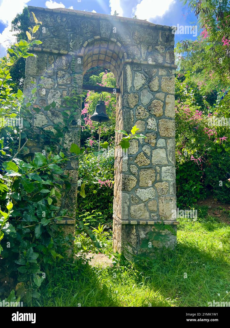 Blick auf USVI, Kingshill - Smartphone-aufgenommenes Stockfoto