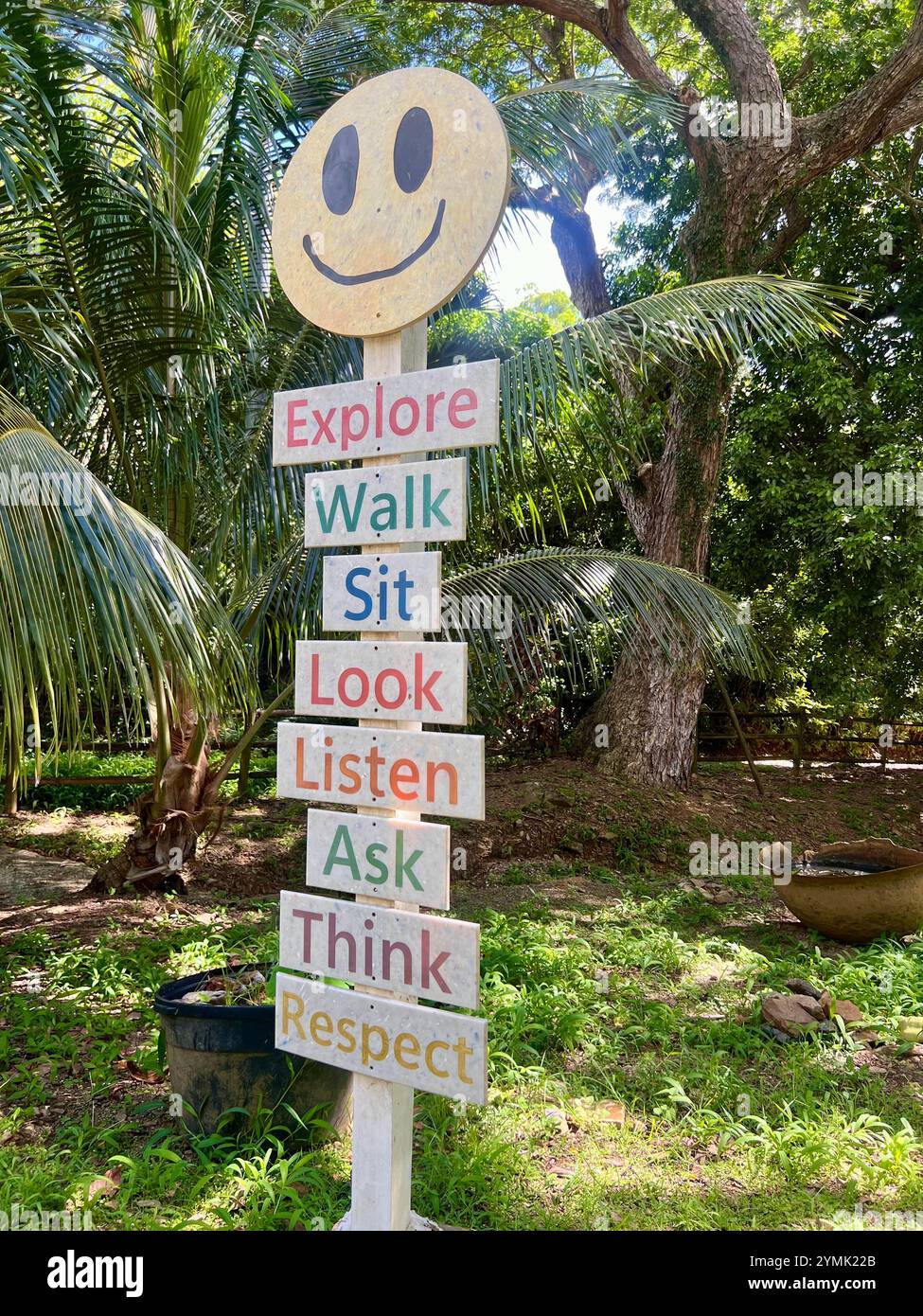 Blick auf USVI, Kingshill - Smartphone-aufgenommenes Stockfoto