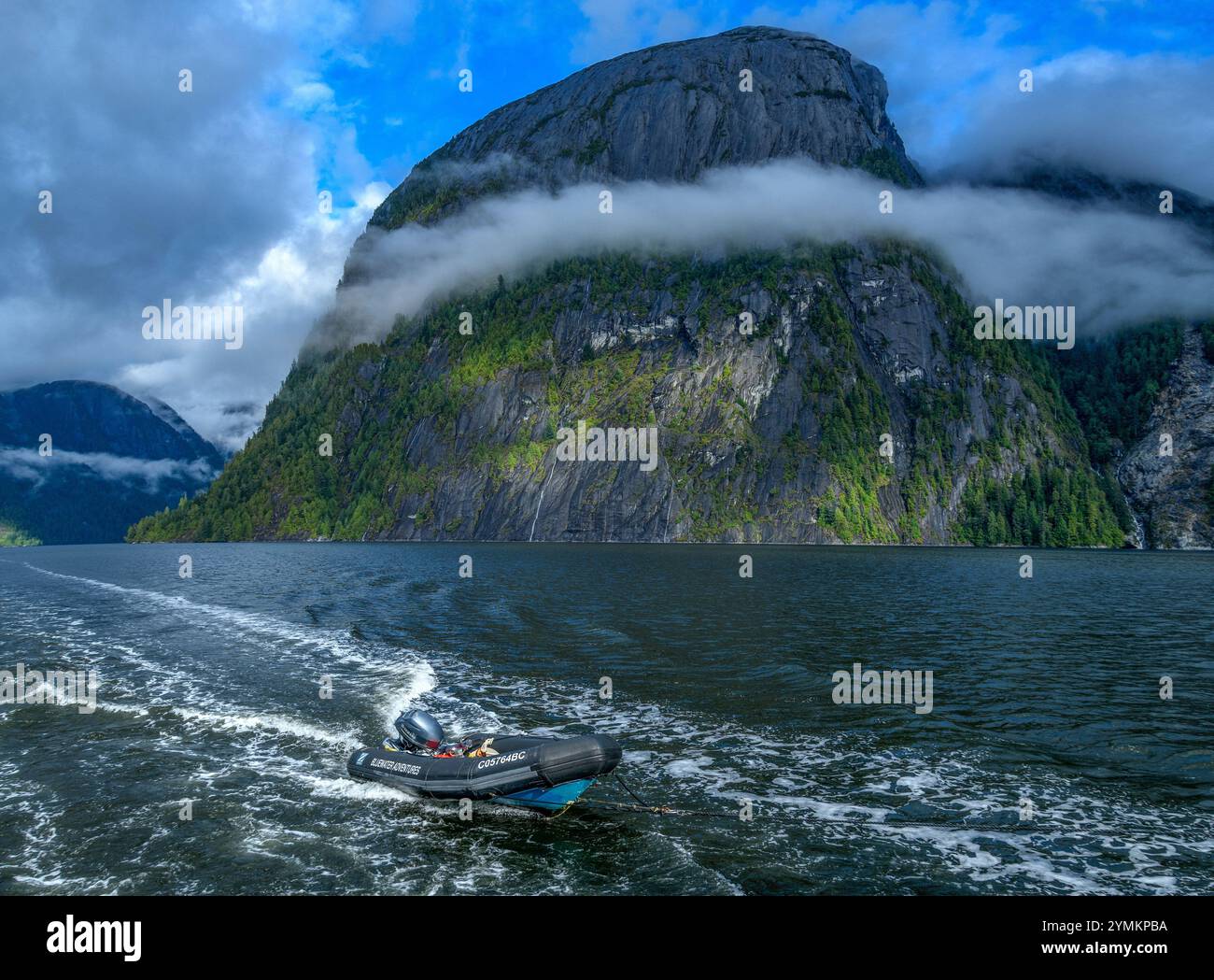 Kanada, British Columbia, Central Coast, Great Bear Rain Forest, Fiordland Stockfoto