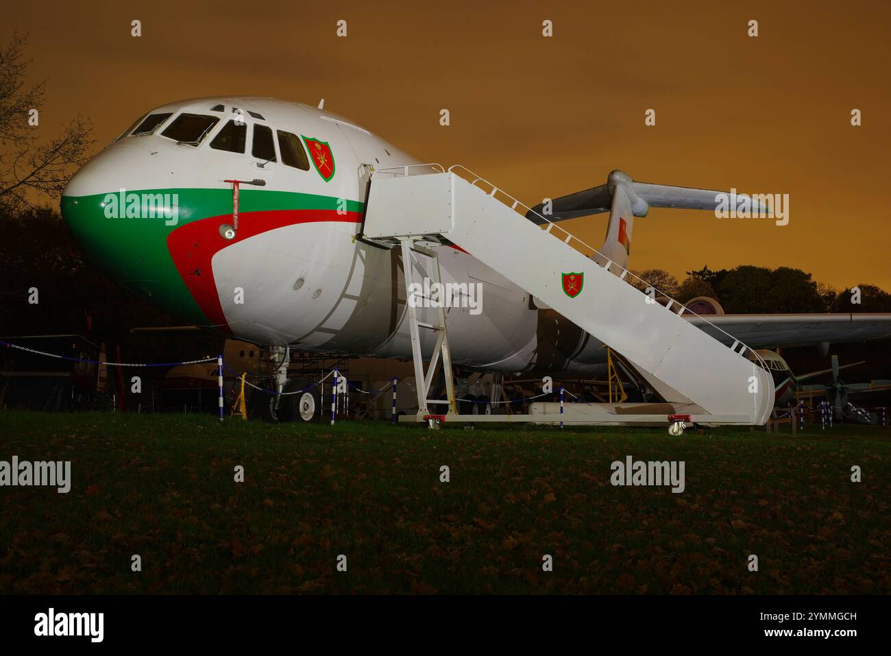 Vickers VC10, Sultan von Oman, Brooklands, Museum, Weybridge, England, Vereinigtes Königreich. Stockfoto