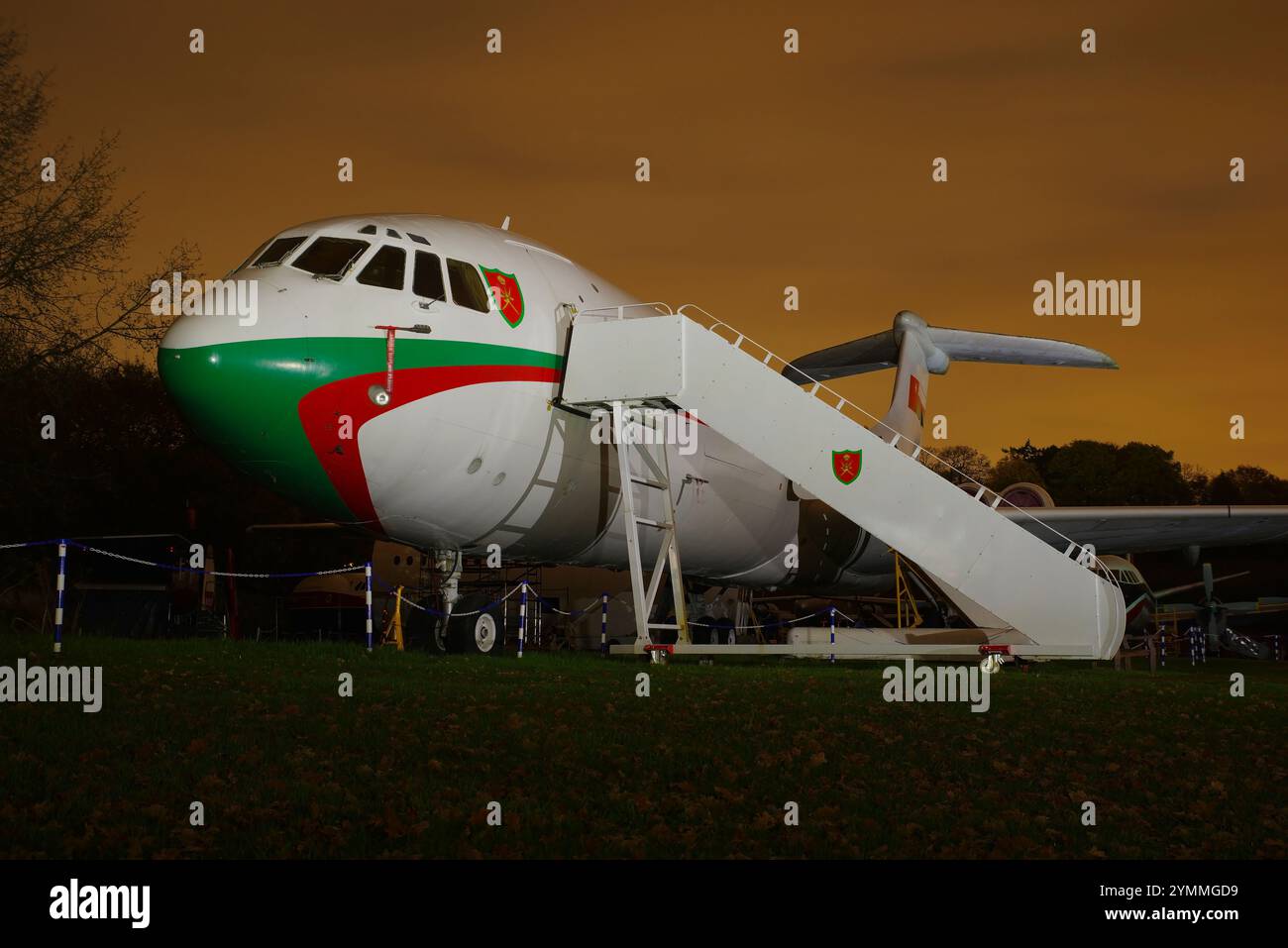 Vickers VC10, Sultan von Oman, Brooklands, Museum, Weybridge, England, Vereinigtes Königreich. Stockfoto