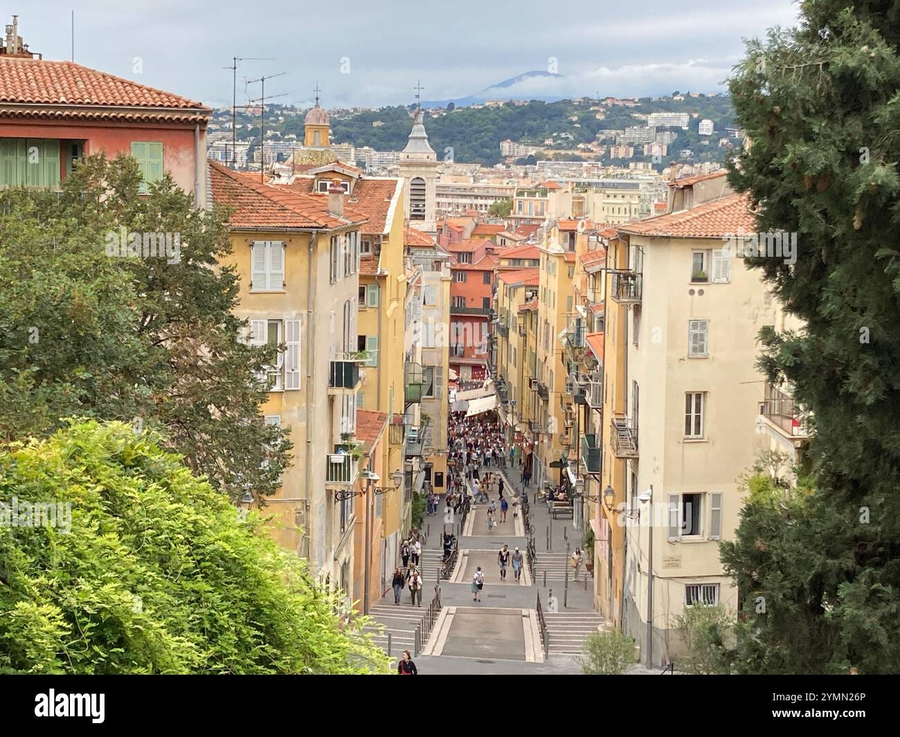 Die Altstadt von Nizza, Frankreich Stockfoto