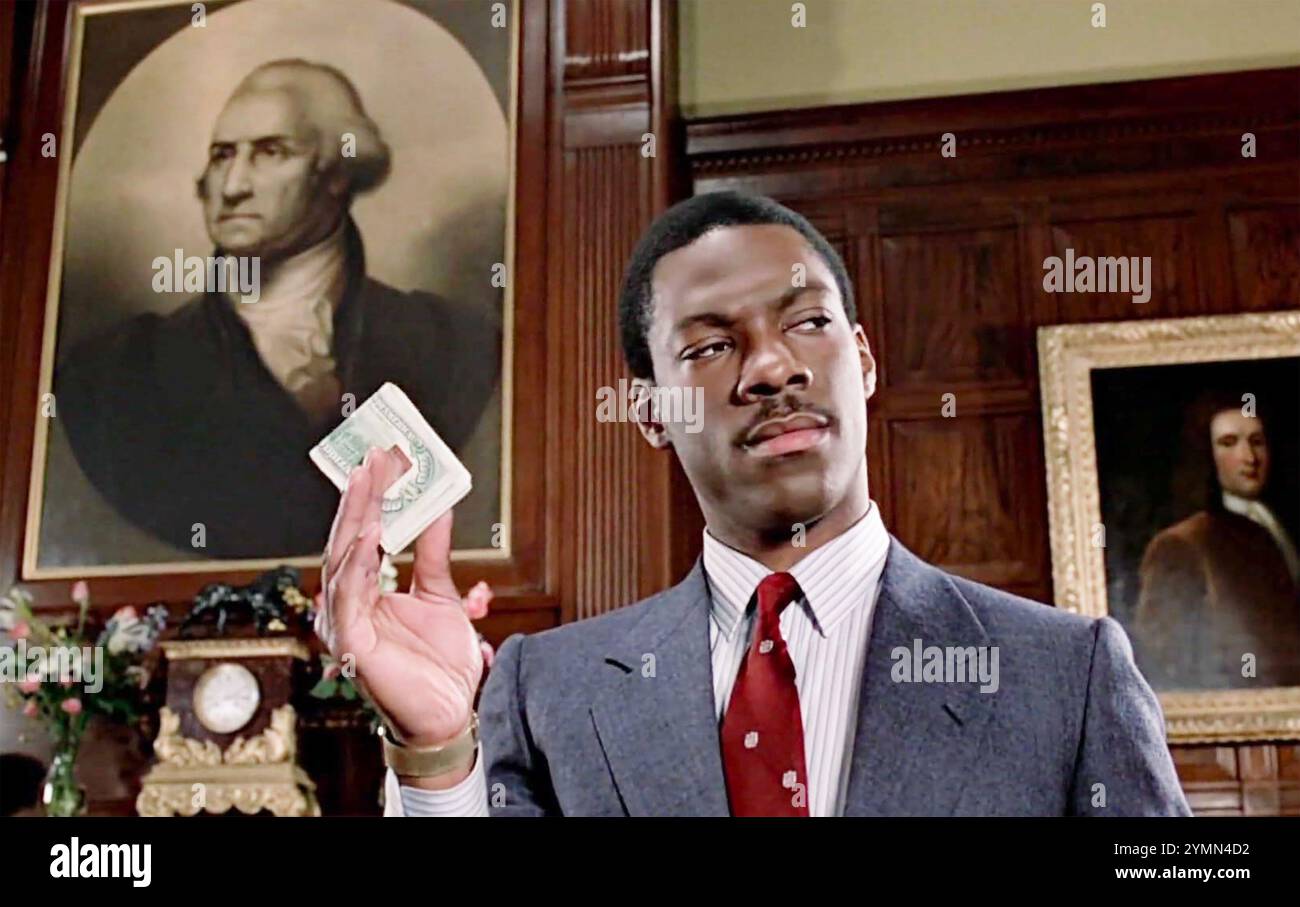 TRADING PLACES 1983 Paramount Pictures Film mit Eddie Murphy als Billy Ray Valentine Stockfoto