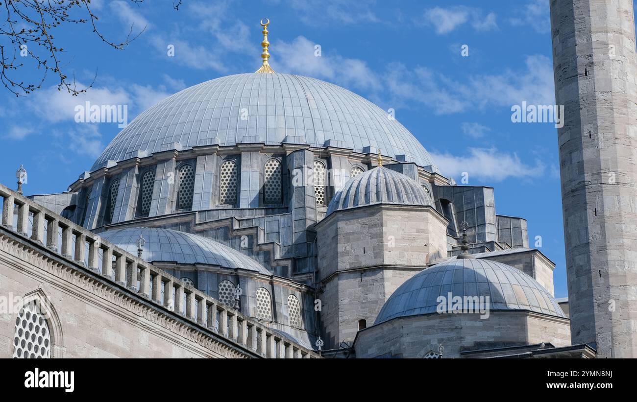 Süleymaniye-Moschee in Istanbul, Türkei Stockfoto