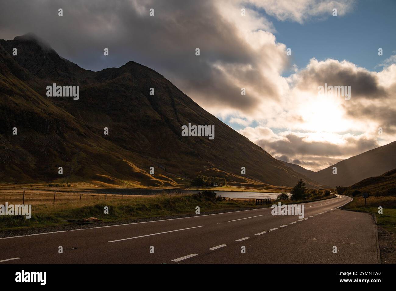 Schottische Straße Stockfoto