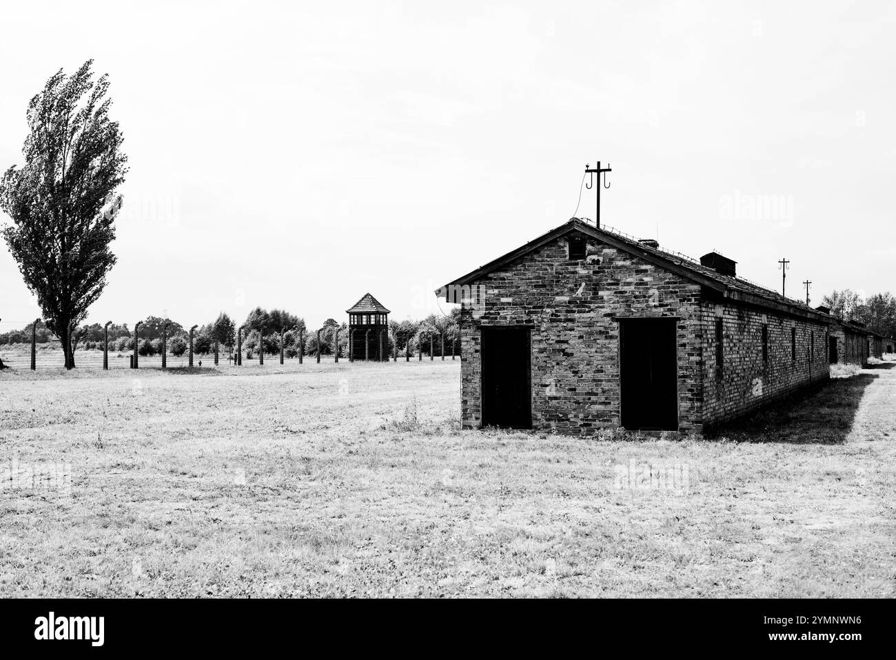 Polen, Oswiecim. Birkenau Camp Stockfoto