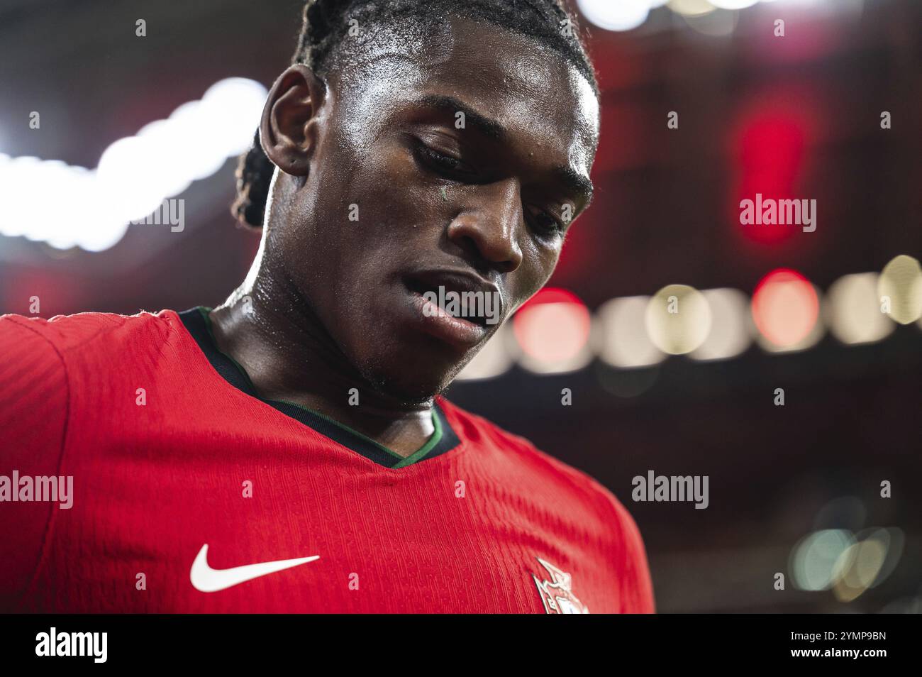 LEIPZIG, DEUTSCHLAND - 18. JUNI 2024: Euro 2024 Groupe F Spiel Portugal gegen Tschechien 2:1. Rafael Leao Stockfoto