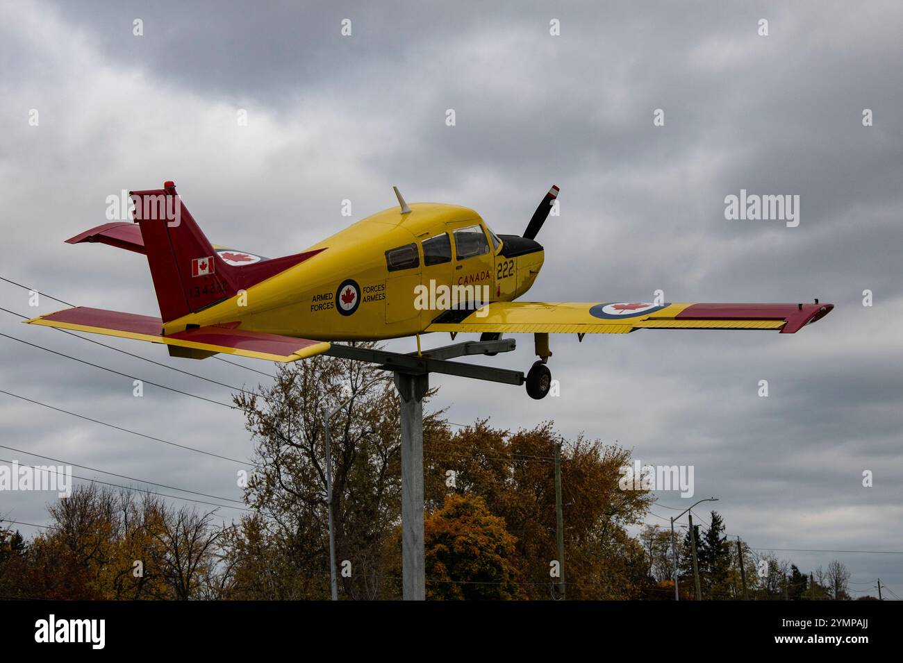 Auf dem Homestead Drive im Dorf Mount Hope, Hamilton, Ontario, Kanada Stockfoto