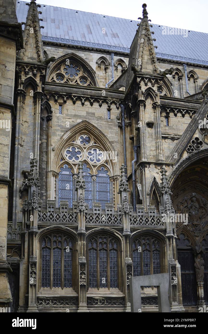 Lincoln, Lincolnshire, Vereinigtes Königreich, 19. September. Blick auf die Kathedrale in Lincoln, Lincolnshire am 19. September 2023 Stockfoto