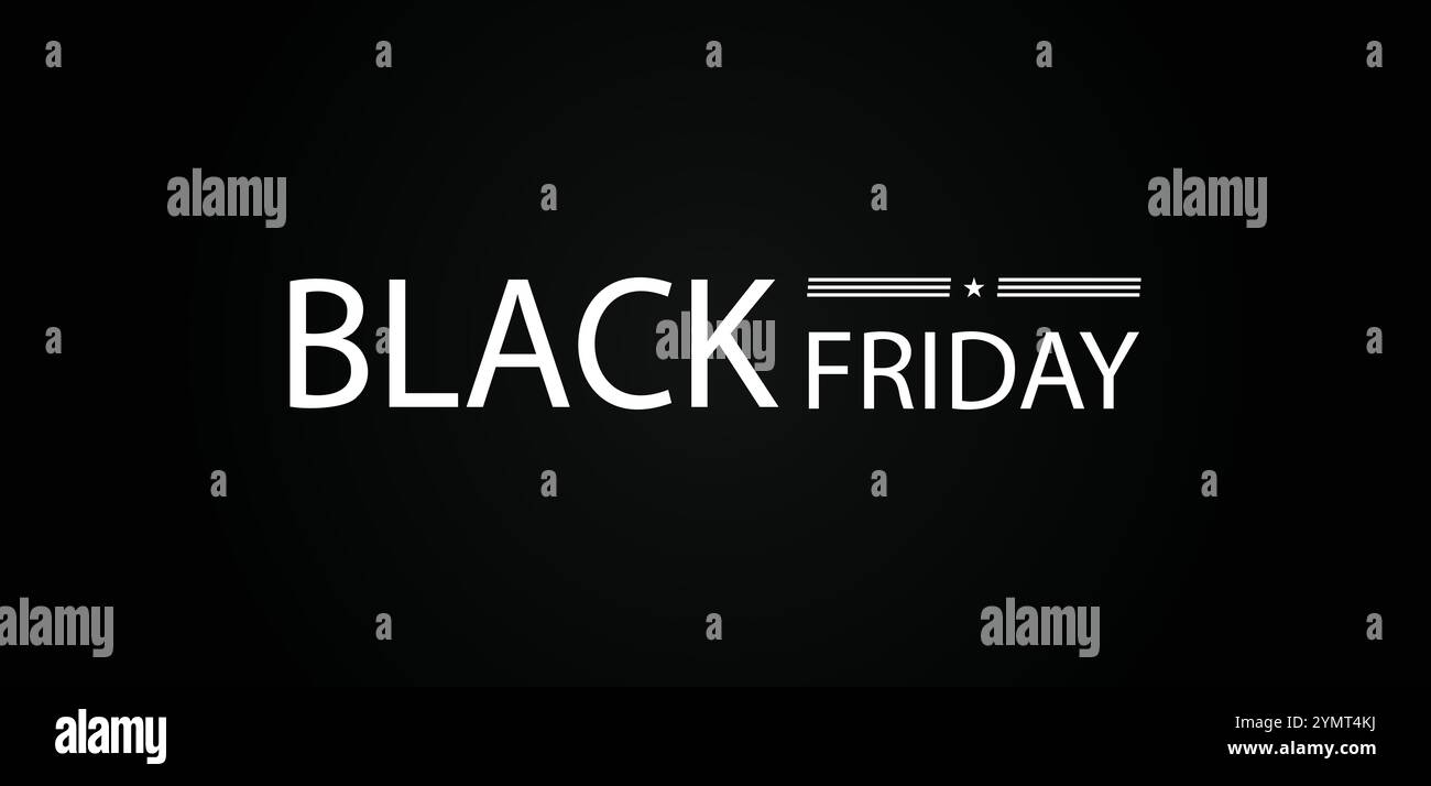 Black Friday Madness Machen Sie sich mit unserem exklusiven Banner bereit Stock Vektor