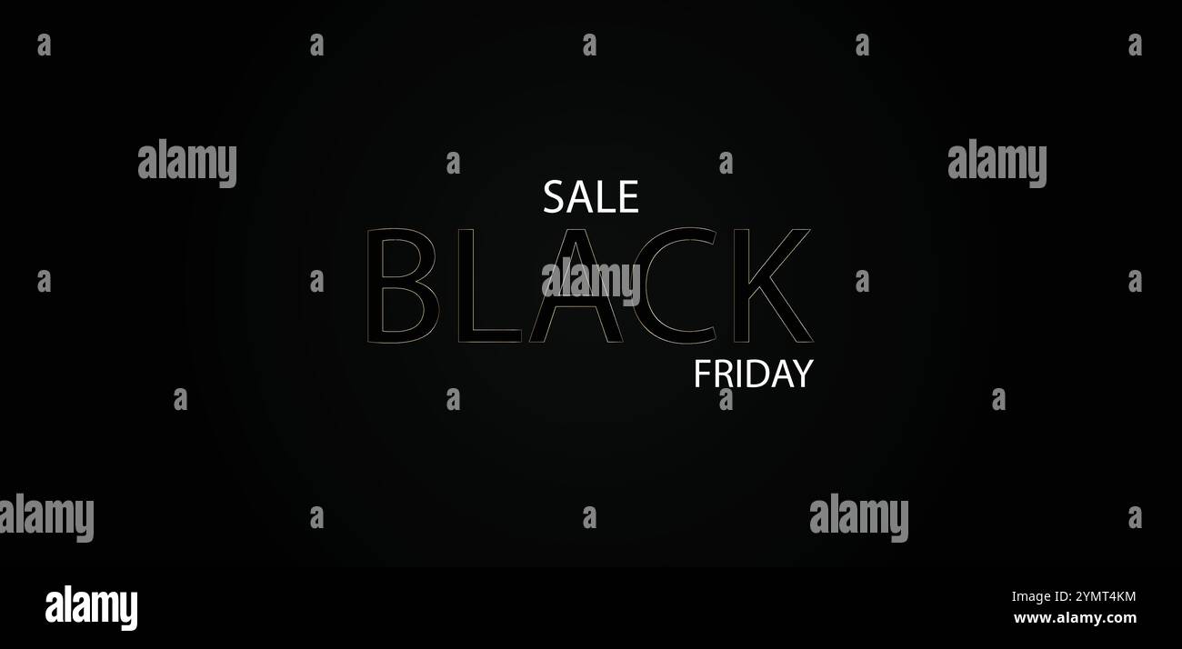 Black Friday Madness Machen Sie sich mit unserem exklusiven Banner bereit Stock Vektor