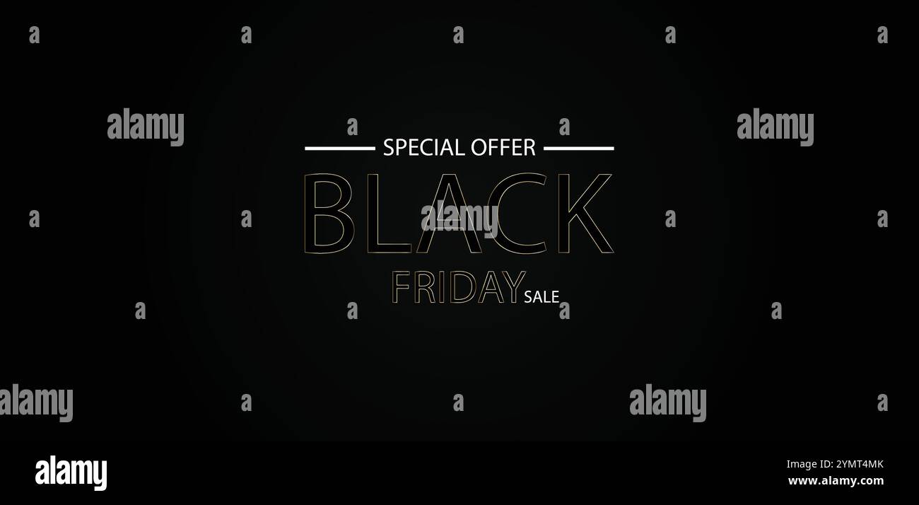 Black Friday Madness Machen Sie sich mit unserem exklusiven Banner bereit Stock Vektor