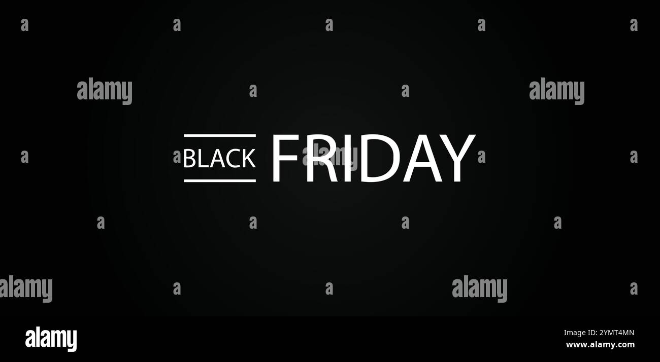 Black Friday Madness Machen Sie sich mit unserem exklusiven Banner bereit Stock Vektor