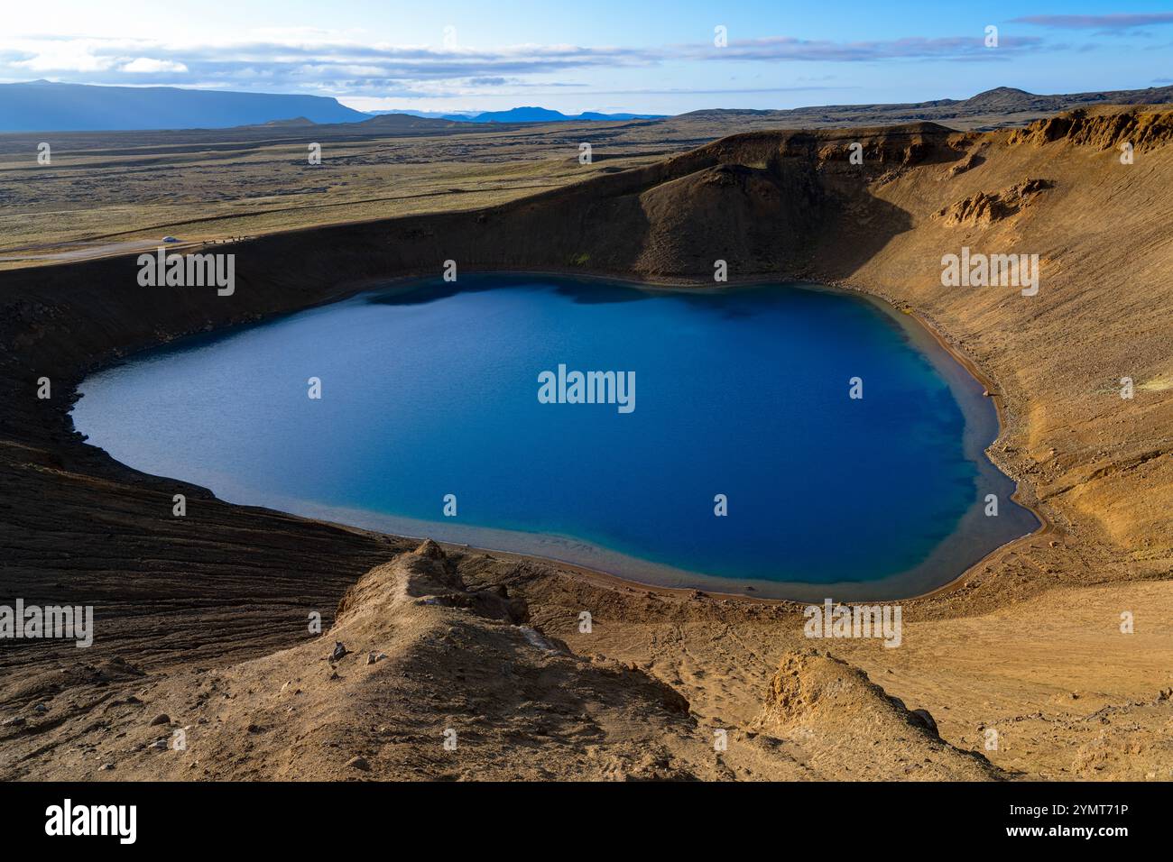 Víti-Krater. Krafla-Gebiet in Nord-Island Stockfoto