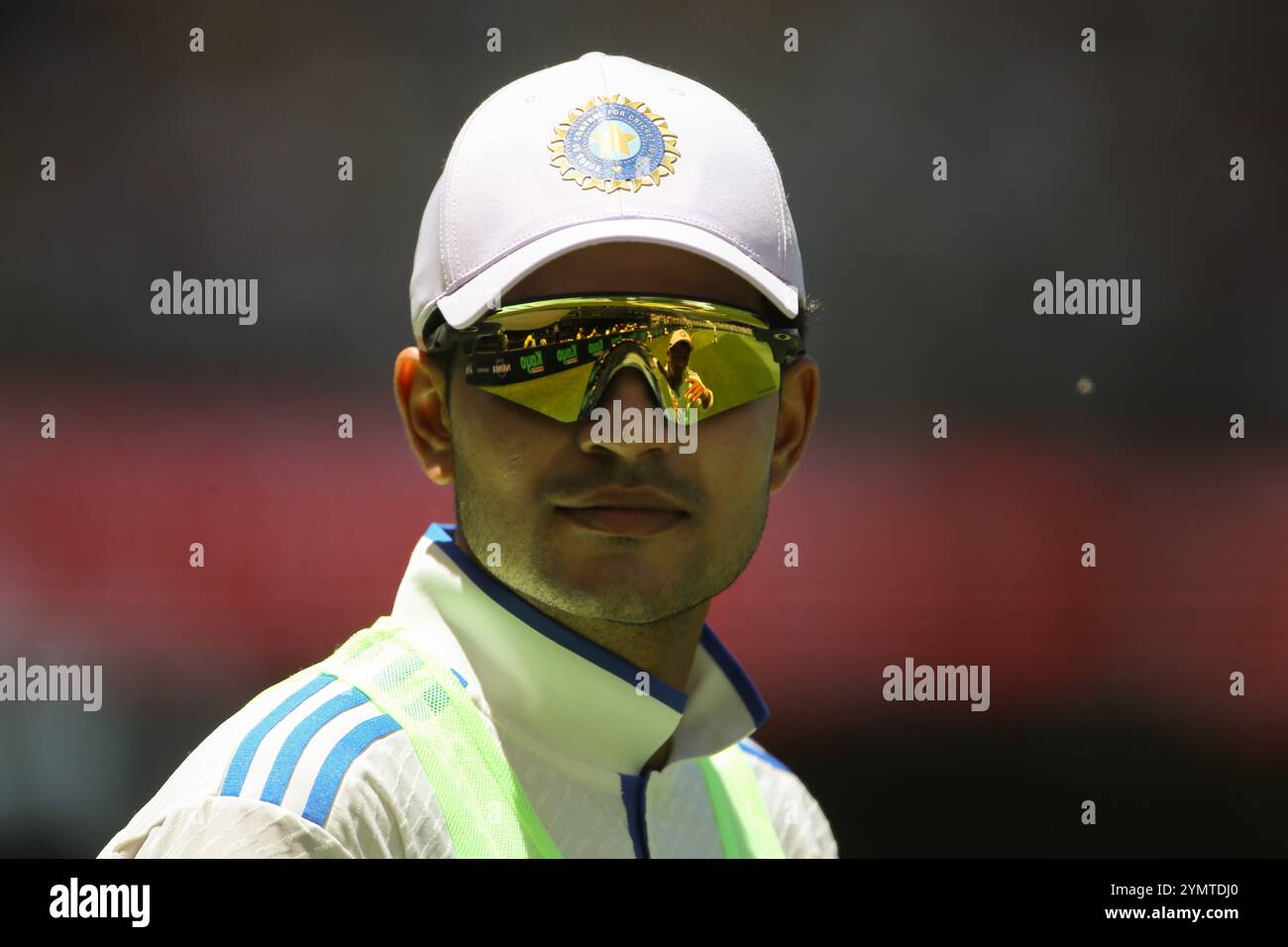 Perth Stadium, Perth, Australien. November 2024. International Test Cricket, Australien gegen Indien 1. Test Day 2; Shubman Gill of India Credit: Action Plus Sports/Alamy Live News Stockfoto