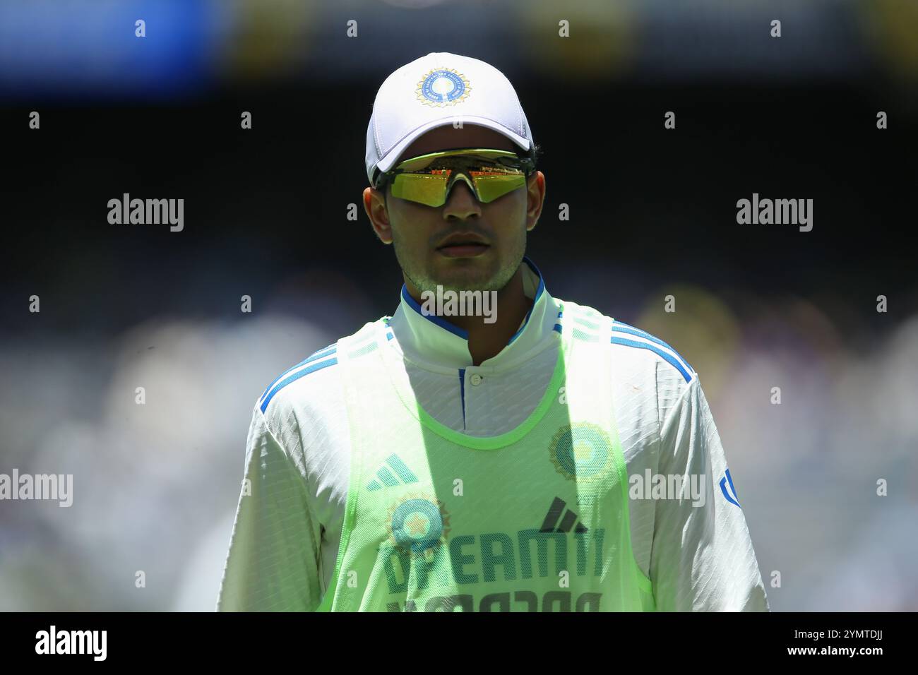 Perth Stadium, Perth, Australien. November 2024. International Test Cricket, Australien gegen Indien 1. Test Day 2; Shubman Gill of India Credit: Action Plus Sports/Alamy Live News Stockfoto